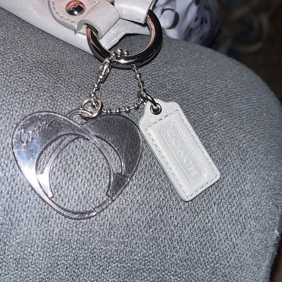 Silver Coach Layla Leather Handbag - Picture 5 of 8